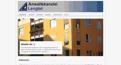 Desktop Screenshot of anwaltskanzlei.lengtat.de